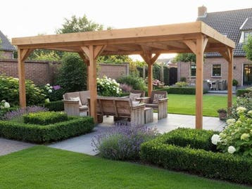 Veiling - Douglas overkapping 500x300cm, Nieuw