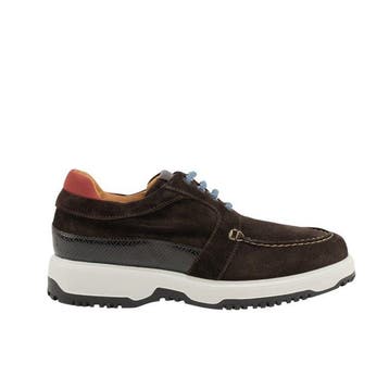 TESTONI - 8 UK - 42 IT - Sneaker Shoes Sport Napa Suede, Nieuw