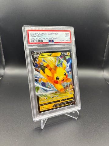 Pokémon - 1 Graded card - Pikachu 285 - PSA 9 - Sword &, Nieuw