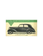 1938 ALVIS SEVENTEEN BROCHURE ENGELS, Nieuw, Author