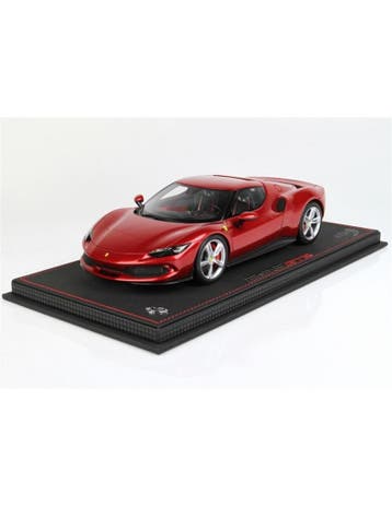 2021 FERRARI 296 GTB ROSSO IMOLA BBR MODELCAR 33/200, Hobby en Vrije tijd, Nieuw