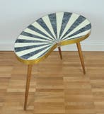 Bijzettafel - niertafel - Hout, Antiek en Kunst