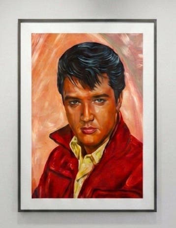 Nguyn V.L (1993) - Elvis 80 60 cm