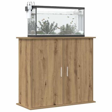 vidaXL Aquariumstandaard Artisan Eikenhout 81x36x73 cm, Verzenden, Nieuw