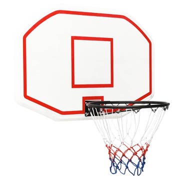 vidaXL Basketbalbord 109x71x3 cm polyetheen wit, Verzenden, Nieuw