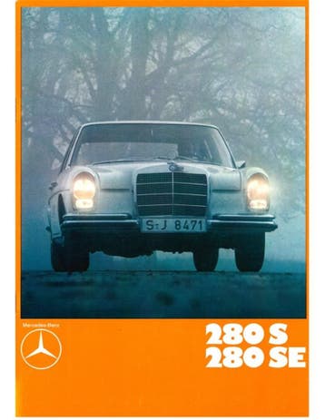 1970 MERCEDES BENZ S KLASSE BROCHURE NEDERLANDS, Boeken, Auto's | Folders en Tijdschriften, Nieuw, Author