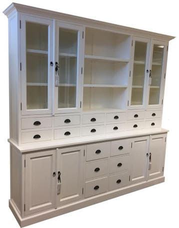 Buffetkast white wash Baarn 250cm, Ophalen of Verzenden, Nieuw