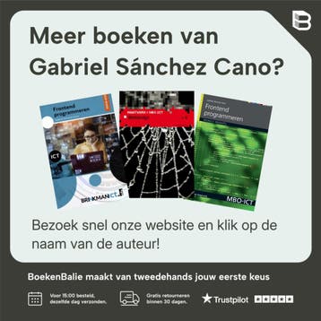 Cyber security & veilig programmeren / mbo / MBO ICT, Verzenden, Zo goed als nieuw, Gabriel Sánchez Cano