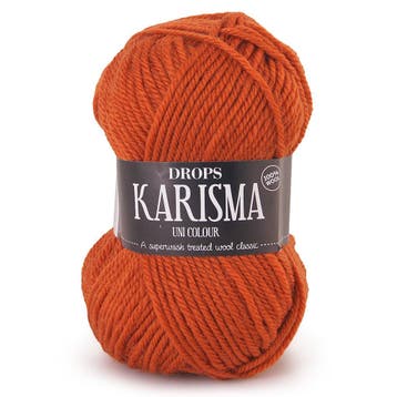 DROPS Karisma Uni Colour - 11 oranje - Wol Garen, Ophalen of Verzenden, Nieuw