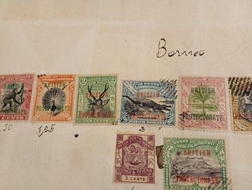 Wereld 1910/1940 - postzegelalbum van verschillende landen, Gestempeld