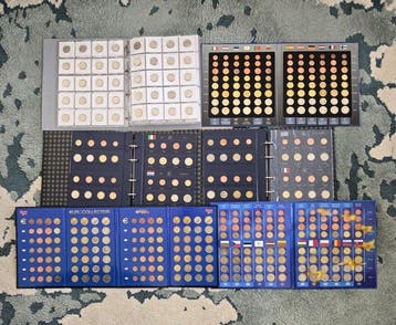 Europa. Euro Various Years (6 Albums, 760+ Coins)