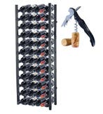 Wijnrek | 48 flessen | 45x20x120cm | Staal | Flessenrek |, Verzenden, Nieuw