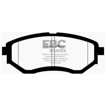 EBC 13+ Subaru Forester 2.0 Turbo Greenstuff Front Brake, Ophalen of Verzenden, Nieuw