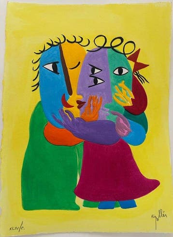 Juan García Ripollés (1932) - Pareja, Antiek en Kunst