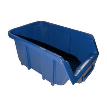 Magazijnbak, 100x163x72 mm, blauw kunststof, nieuw, Ophalen of Verzenden