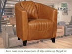 Leren fauteuil Press Special - Vintage Cognac (cognac) -, Nieuw, Ophalen of Verzenden, Eigentijds, Klassiek, Retro, Romantisch, Vintage