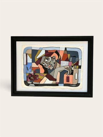 Aket Kubic (1989) - LE PRINTEMPS, 50X70