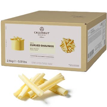 Callebaut Chocolade Schaafsel Curved Wit 2,5kg, Verzenden, Nieuw