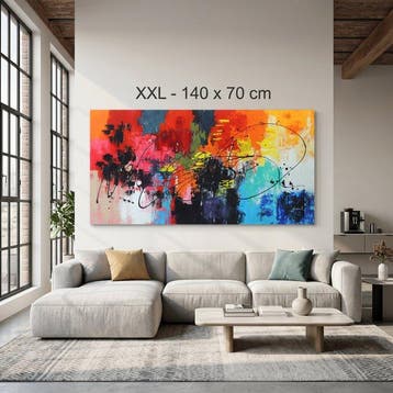 Monika Spiewak - Abstract - Oil Painting Stretched On The