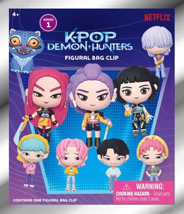 K-Pop Demon Hunters Blind Bag Series 1 3D PVC Bag Clip, Ophalen of Verzenden, Nieuw