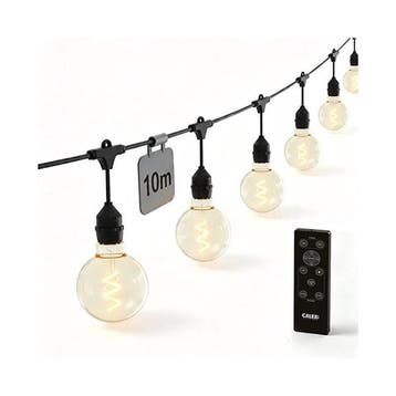 Lichtsnoer | Calex | Vista | 10 meter (8 XL leds, Warm wit), Verzenden, Nieuw
