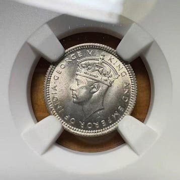 Maleisië, Malaya en Brits Borneo. George VI. 5 Cents 1943