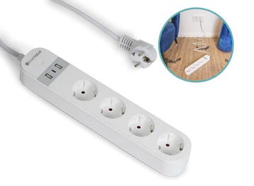 Silvergear Slimme Wifi Stekkerdoos - USB-C en USB-A, Verzenden, Nieuw