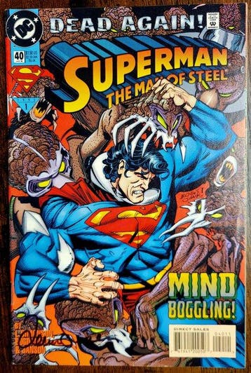 Superman: The Man of Steel #40 - Signed by Louise Simonson +, Nieuw