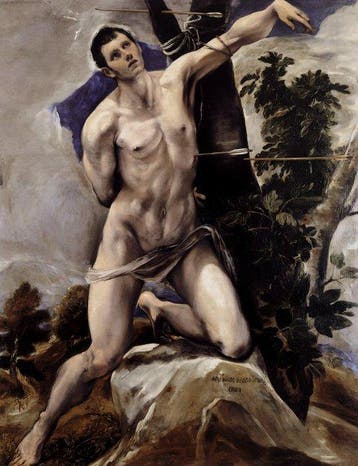 El Greco (1541–1614) (after) - Saint Sebastian , 1576–79