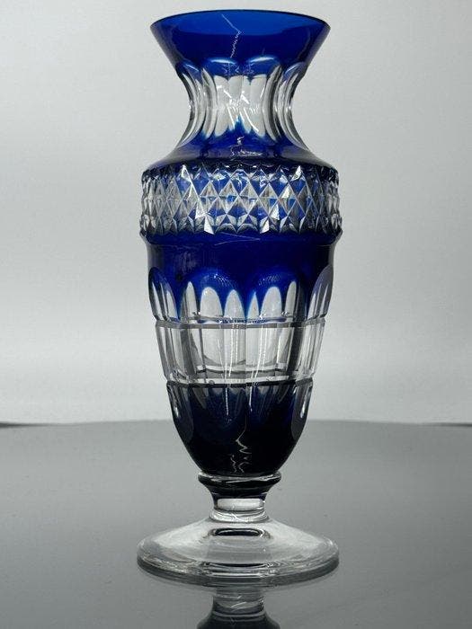 Val Saint Lambert - Vaas - Gary - Kristal - Vase Gary VSL, Antiek en Kunst, Antiek | Glas en Kristal