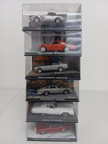 IXO 1:43 - Modelauto (6) - Assorted Cars from The James Bond, Nieuw