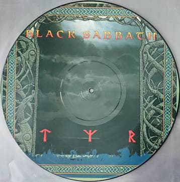 vinyl picture / shape - Black Sabbath - Tyr, Verzenden, Zo goed als nieuw