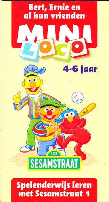 Mini Loco Spelenderwijs leren met Sesamstraat 1, Verzenden, Nieuw