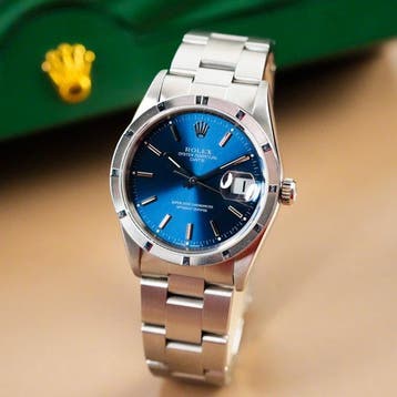 Rolex - Oyster Perpetual Date Engine Turned Bezel - 15210 -, Nieuw