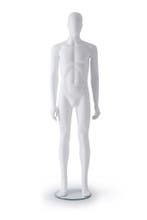 Faceless etalagepop man wit IAN01-MW
