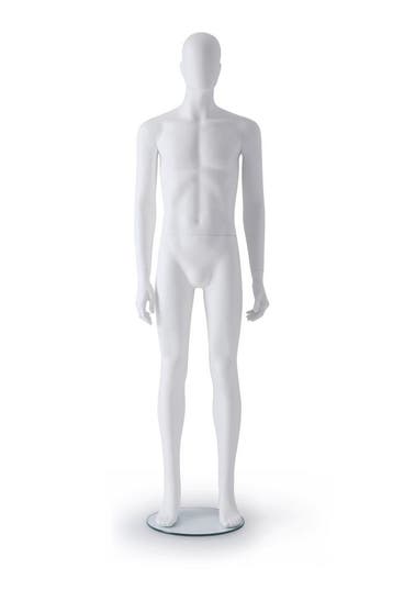 Faceless etalagepop man wit IAN01-MW, Zakelijke goederen, Kantoor en Winkelinrichting | Winkel en Inventaris