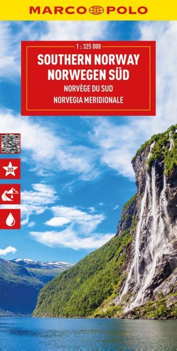 Marco Polo Wegenkaart Noorwegen Zuid |  | Nieuw, Ophalen of Verzenden, Nieuw