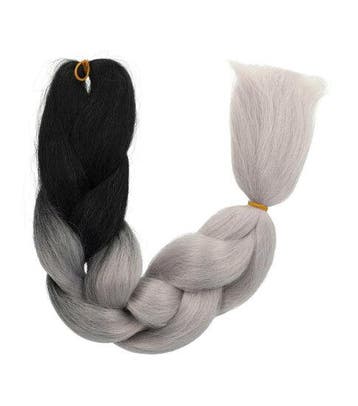 Imitatiehaar - Jumbo Braids 60cm - Hairextensions - Grijs, Nieuw