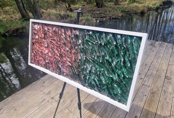 Maria Ruisi - Emerald forest, Antiek en Kunst