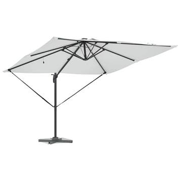 vidaXL Parasol Zand 286 x 284 x 270 cm Aluminium en, Verzenden, Nieuw, 2 tot 3 meter