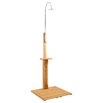 vidaXL Houten tuindouche, Verzenden, Nieuw
