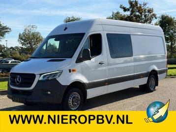 Zakelijke Lease |  Mercedes-Benz Sprinter 516CDI L3H2 Dubbel, Automaat, Gebruikt, Euro 6, Wit