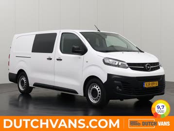Opel Vivaro L3H1 Dubbele-cabine 2021 L3 H1 Elektrisch, Auto's, Bestelauto's, Automaat, Wit, Elektrisch, Opel
