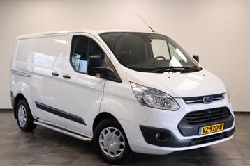 Ford Transit Custom 270 2.2 TDCI L1H1 Trend, Euro 5, Stof, Gebruikt, Wit