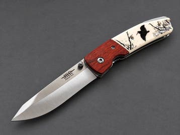 JKR JKR Beccaccia – Coltello pieghevole da caccia – Legno e