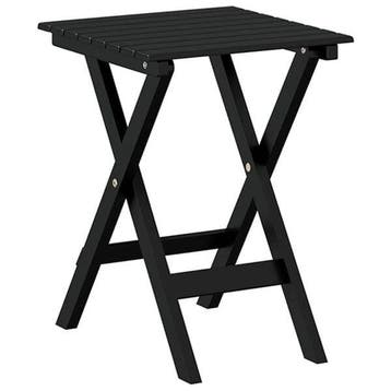 Klaptafel populierenhout zwart - retourvoordeel, Minder dan 45 cm, Minder dan 55 cm, Ophalen of Verzenden, Zo goed als nieuw