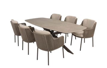4 Seasons Outdoor Bernini tuinset terre met Prado tafel met, Ophalen of Verzenden, Nieuw
