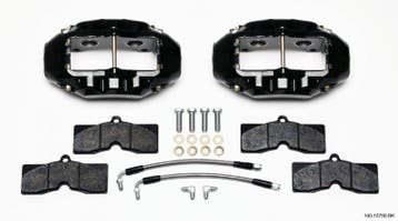 Wilwood D8-4 Rear Caliper Kit Black Corvette C2 / C3 65-82, Auto-onderdelen, Remmen en Aandrijving, Ophalen of Verzenden, Nieuw