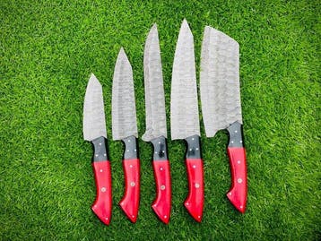 Keukenmes - Chefs knife - Staal, Hout - Frankrijk