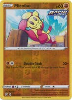 Mienfoo 076/163 reverse holo Battle Styles, Ophalen of Verzenden, Nieuw, Losse kaart, Foil